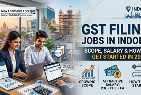 gst filling job in Indore